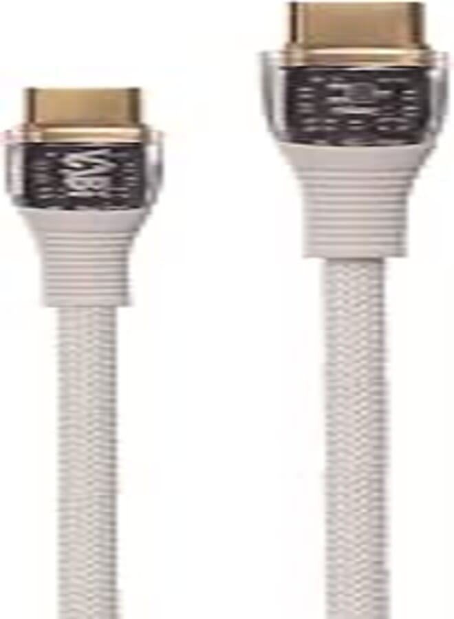 CA45 Premium High Speed Charging TYPE-C To TYPE-C Cable LED Active Connection Light 65W - White